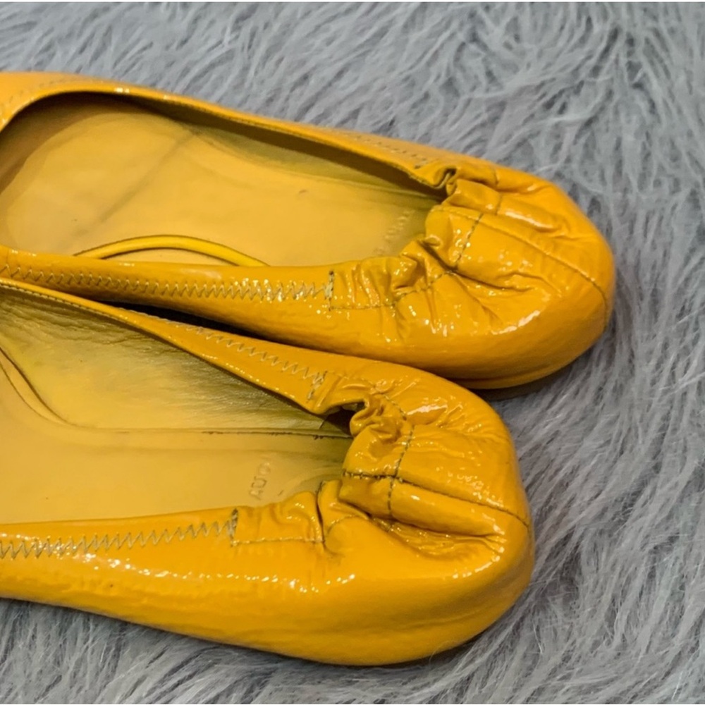 COPY - Tory Burch Reva daisy gold ballet flats 8.5 - Picture 6 of 7